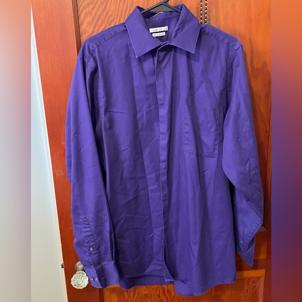 Van Heusen Deep Purple Dress Shirt